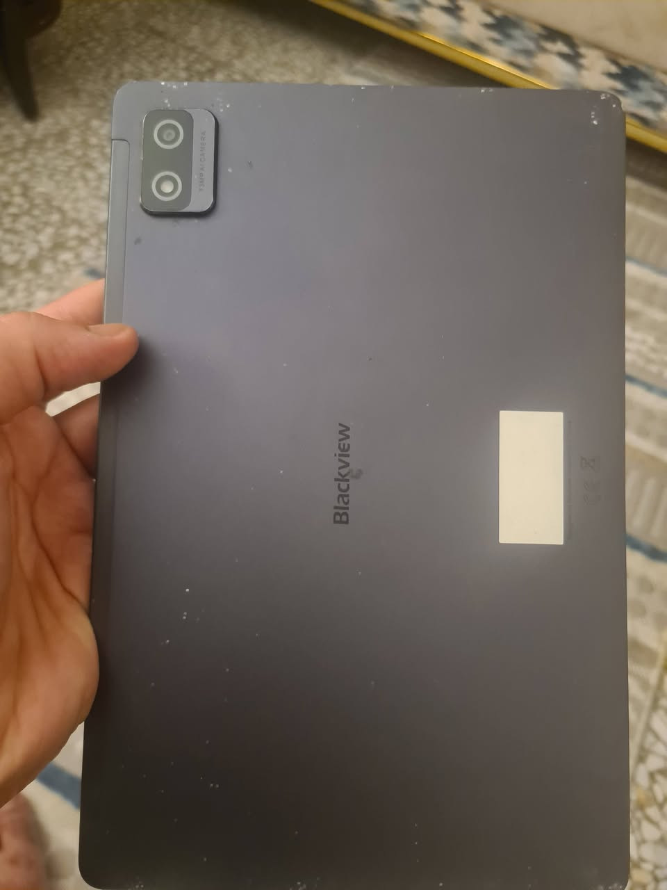 تاب 12 بلاك فيو ذاكرة 64 شغال بية نقص باب مال سيم كارت والضربة الي بالصورة الي مبينة ممأثرة على شغلة السعر 65 الف
*********** واتس اب

