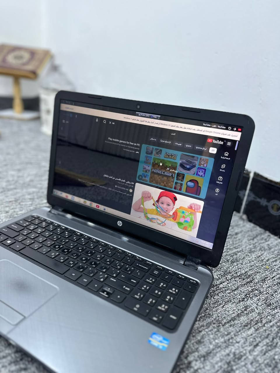 مساء الخير
لابتوب HP ProBook للبيع او مراوس 
شاشه حجم 15.6 اكبر حجم كيبورد عربي انكليزي
هارد 340 G SSD السريع رام 4 فول الابتوب بي مكان قرص HDMI و USB  بطاريه ليثيوم بلادي Window 7 Pro
ملحقاته كاملهةة شاحنه البلاديه وجنطة سعره 115 الف مجال بسيط مكان كركوك


**إذا كنت صاحب هذا الإعلان وتريد حذفه لأي سبب، رجاءا أرسل رسالة إلى الدعم الفني**