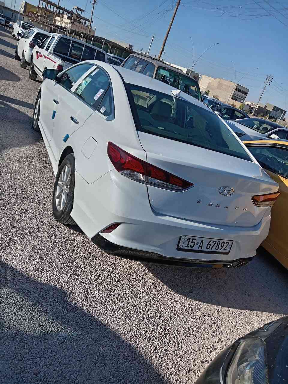 سوناته ٢٠١٨ أمريكي حره ضرر راس البنيد فول مواصفات  عده الفتحه بصمه رادارات جانبيه تبريد بيانو السياره جديده صدر شركه محرك جديد قطرت تنقيص مابيه مكاني الانبار السعر 125 وبيه مجال ***********
