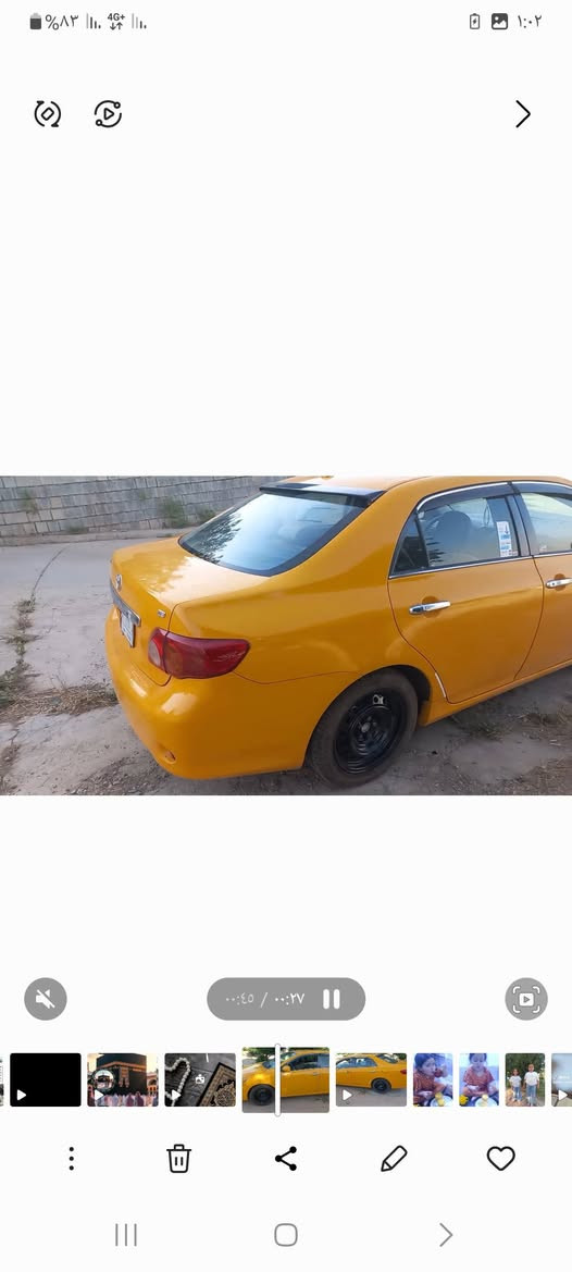 کرولا مودیل 2009کێڕومەکینه بەشەرت دووپارچەی ڕەشە بۆنیت چەمەلخ ڕەش سەنەوی تا 2028 تازەیە 108گەڵا مەجال ***********
