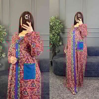 دشداشة نسائية • دبل كلوش • فانيلا أصلي