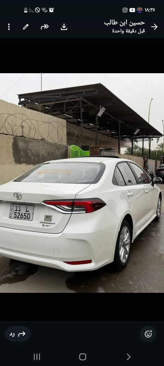 سلام عليكم كورلا هايبرد موديل2025 ماشيه 39الف السعر 153 مجال بسيط حك الجيبه بيها تكحيل صغير بالجاملغ الكدام مال سايق والباقي كله مكفول رقم ***********
