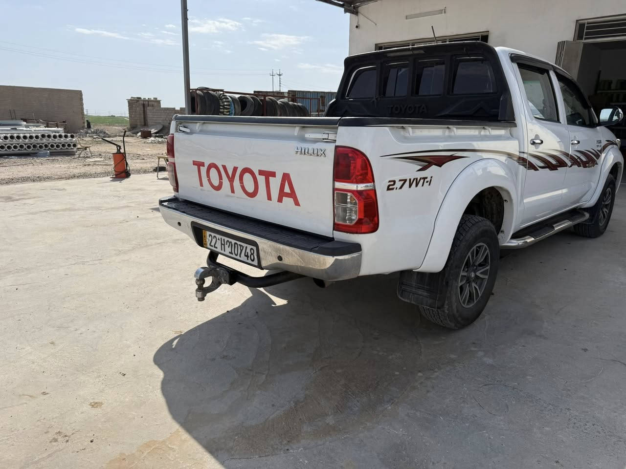 سلام عليكم
تيوتا هايلوكس سيد نهرو 2014 بيه بارد أربع أصابع راس الجاملغ فور ويل سياره جديده مال جناي بأسمي تحويل مباشر سنويه 2030 ماشيه 200الف 

عنوان سامراء خط السريع. ***********
