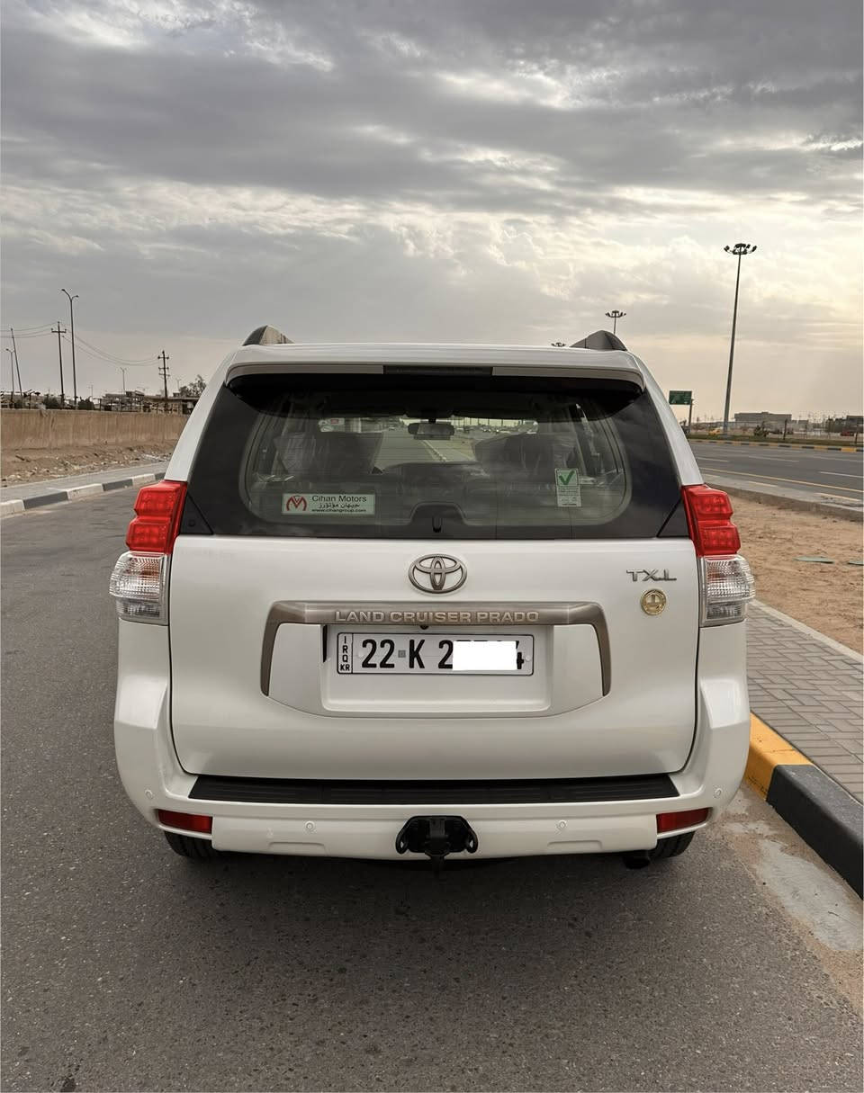 للبيع تويوتا برادو موديل 2010 كويتي الساير  رقم اربيل بسم كردي وكاله مظمونه سنويه جديده رقم دولي  محرك 4سلندر 2700 مواصفات كشنات جلد دواخل صاج تحكم ستيرن شاشه جبيره كامره دواره حساس امامي خلفي شباك وعلامه ذهبي بلاد سبعه راكب 3خانات تبريد مري شفط تبريد لمس فور ويل شاشات خلفيه سياره جديده بعنه كلمه كلهه وظع شركه مكفوله كفاله عامه من الضربه وصبغ ولبارد حته دعاميات كير محرك بلاد جاهزه تخم تاير حداده تبريد هزه جديده للستفسار ***********
