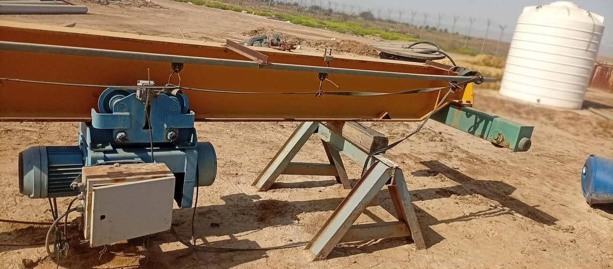 كرين جسري مال ورش جديد مشتغل شهر واحد للبيع الاستفسار على الرقم
***********
