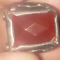 محبس خاتم • عقيق • فضة 925