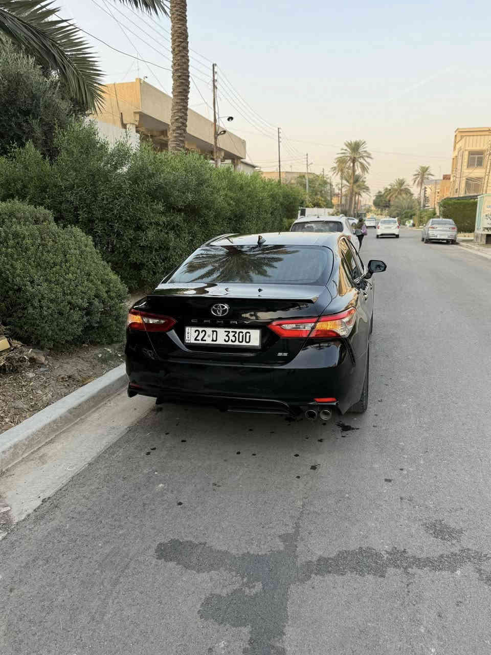 السلام عليكم ورحمة الله وبركاته 
للبيع كامري موديل 2019 
رقم أربيل بأسمي هزة سنوية جديدة 
مواصفات se 
كشن جلد اسود
كشن كهرباء
تحديد مسارات 
رادار امامي
حساسات خلفي امامي
جام 4 فول اوتو
شفتات ستيرن
تحكم فول 
مواصفات ال se معروفة 
كير ومكينة شرط كفالة 
حجر بيئة شرط 
سيارة كلشي بيها بلادي 
ضرر شبه كلين خفيف جداً الحمدلله 
بدون دواخل بدون ايرباك بدون شواصي كلشي سليم
بجم كبس خلف كبس

اخوان كلشي ذاكر مع صور الحادث والسونار جديد
رقم شاصي. 4T1B11HK8KU685177
المكان بغداد المدائن او المنصور 
السعر 187 وبيها مجال 
سيارة كاملة بدون نواقص حتى دهن جديد 
بلكات جديدة وكالة 
***********
