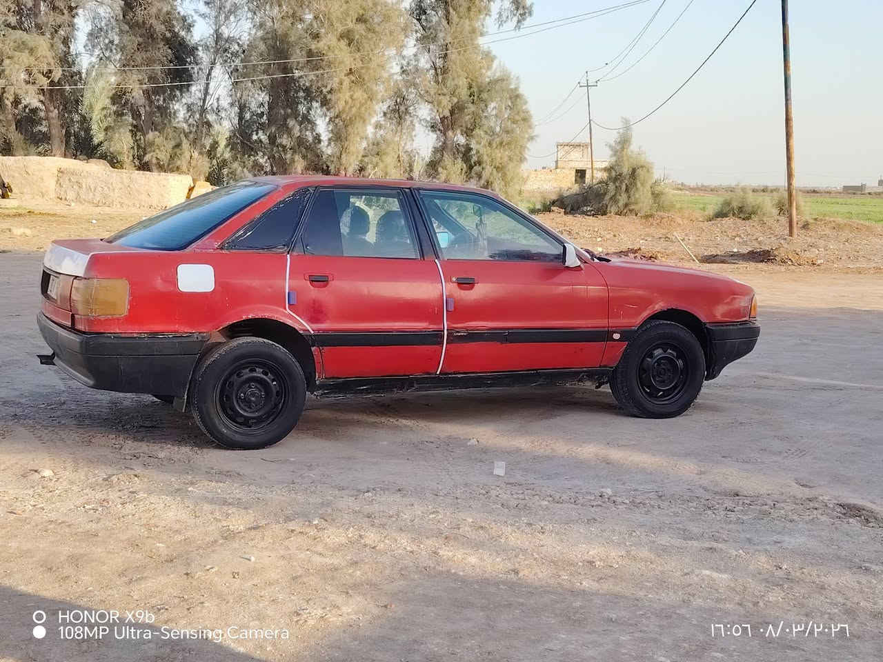 أودي للبيع موديل 91 عضم كير تماتيك ميكانيكي
رقم نكليزي بسمي مشروع وطني سنويه ل 2030 
 كير محرك شرط تايرات جدد
سياره جاهزه ما ناقصه؛ شي  سعر 28
تصال ***********
مكاني السماوه قضاء الخضر
