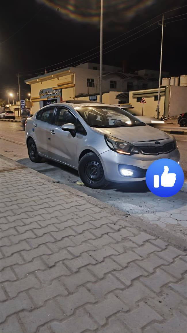 سلام عليكم للبيع كيه ريو خليجي موديل 12رقم اربيل سنويه نافذه بيهه جاملغ خلفي ضربته خفيفه موقويه السياره بيهه شويه جراد كير ومكينه 1600وتبريد وحداديه وتخم تاير خير من الله كامره وحساسات فتحه بلسقف اي بي اس مري شفط اشاير بلمري مكاني نجف السعر 82 ولشراي بي خير ويدلل ***********
