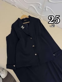 سعر 25✅ #ازياء_مارشملو  طقم قطعتين دابل إيطالي تنوره دبل كلوش ترند الم...