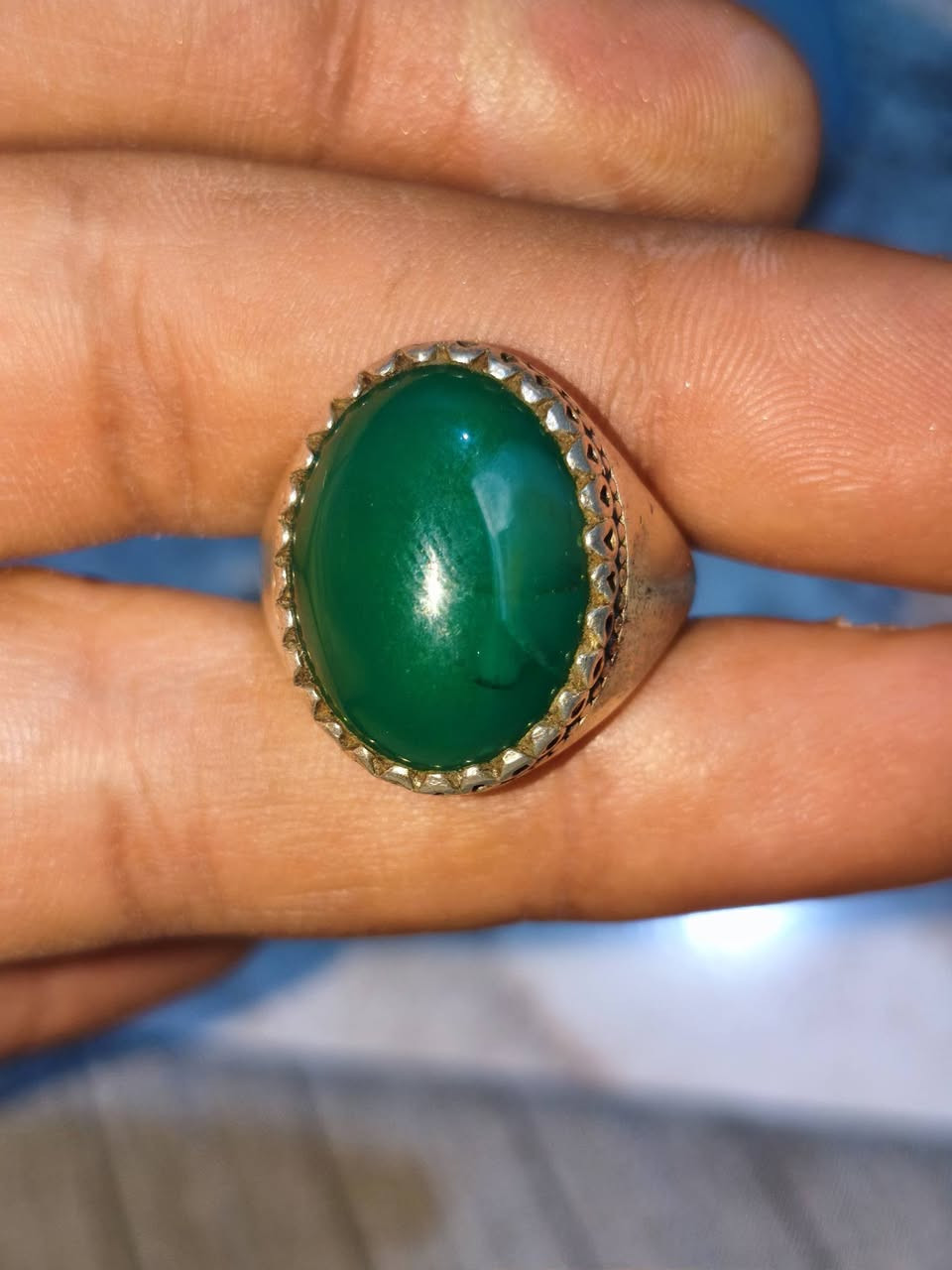 عقيق اخضر للبيع صياغه فضة قياس 22/23سعر 50


**إذا كنت صاحب هذا الإعلان وتريد حذفه لأي سبب، رجاءا أرسل رسالة إلى الدعم الفني**