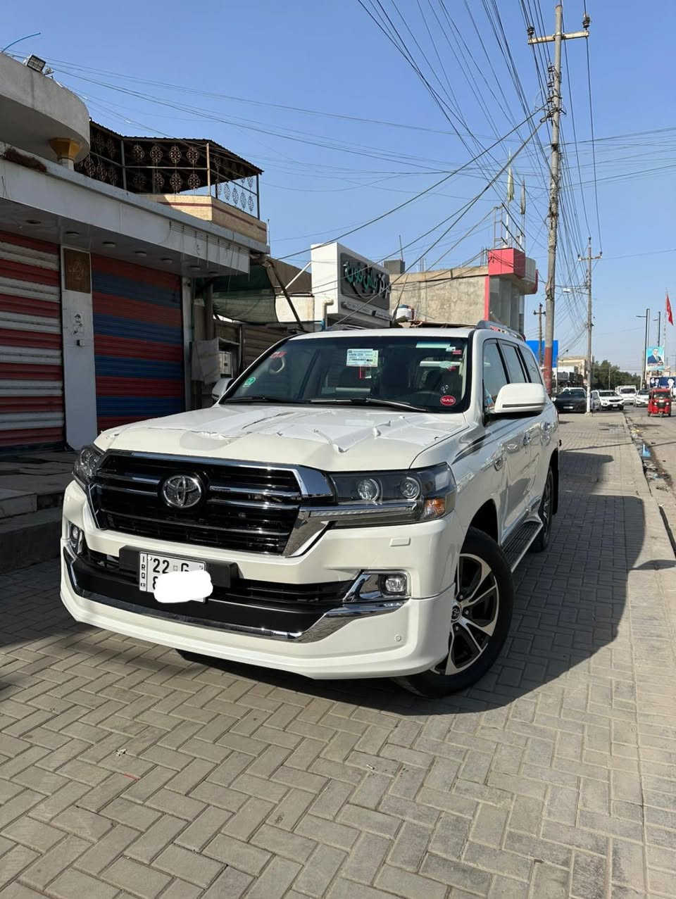 لاندكروز 2020
السياره 8V ..4600
شركة ساز سبشل اديشن
جديده جداً جداً جداً 📦📦 ماشيه 49000حقيقي 3 شاشه اصليه +
هتفون اصلي شركه +شاشه ام الدعاء ترحيب+ كشنات جلد اصلي
2 كشن كهرباء + حساسات امامي خلفي
ويل كب 20 اصلي + لايت اسود اصلي
عينه ليزريه +5 بصمات 
ملاحضه!
السياره مبدل جاملغ اصلي وكاله جديد
 الاتصال ***********

مكان السياره بصره
