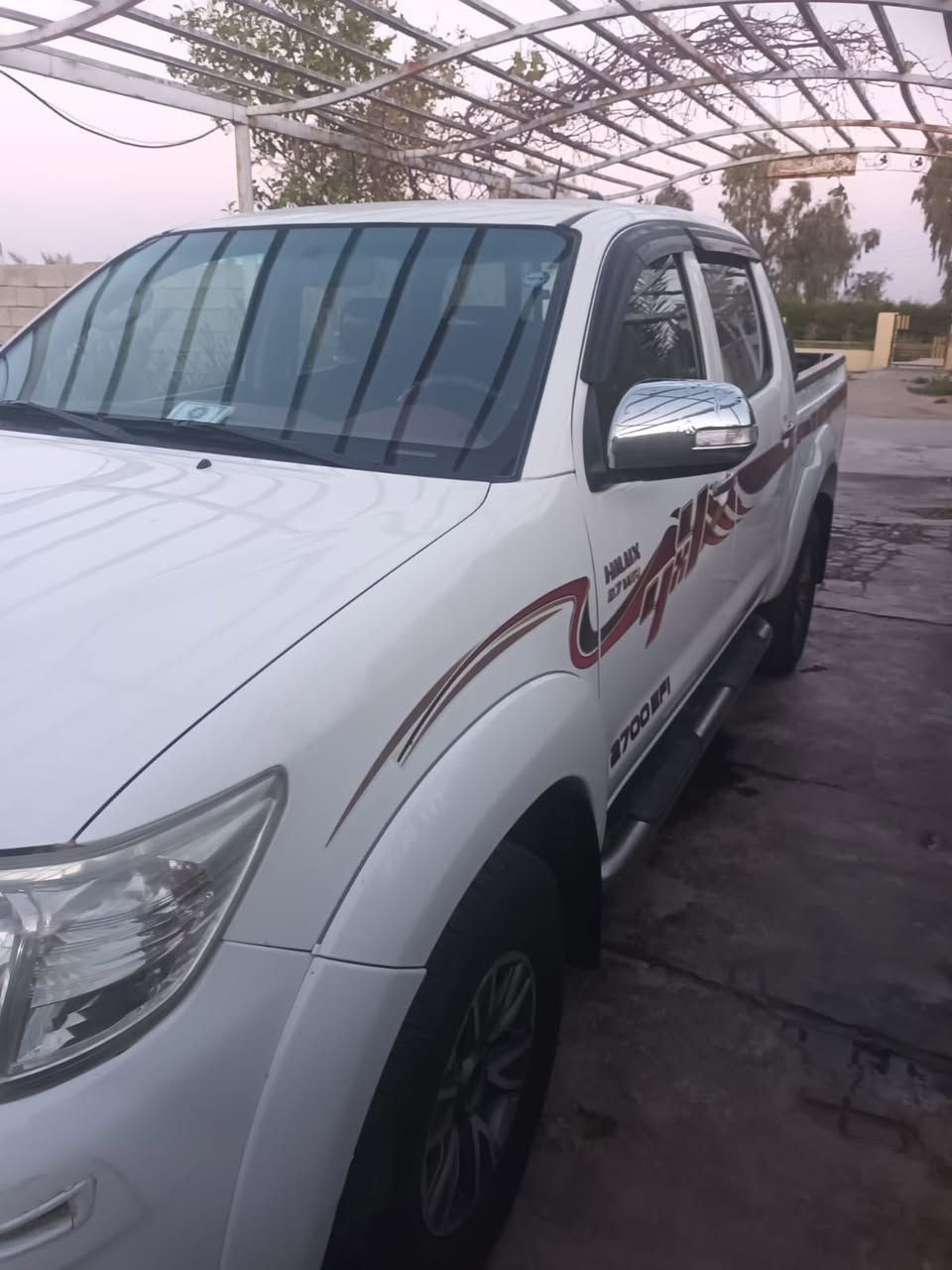 سلام عليكم

TOYOTA HILUX 2013 4X4
حجم محرك 2700
4 سلندر
سياره بدون ضرر 
ايرباك سليم
سياره رقم شمالي سليمانيه 
وكاله سيد نهرو
مواصفات
مرايات جانبيه كهربائيه
كامره
شاشه مع جميع المنافذ 
سياره اعتماديه وجاهزة من كلشي
للبيع - موقع ديالى بعقوبه
‎*********** واتساب
