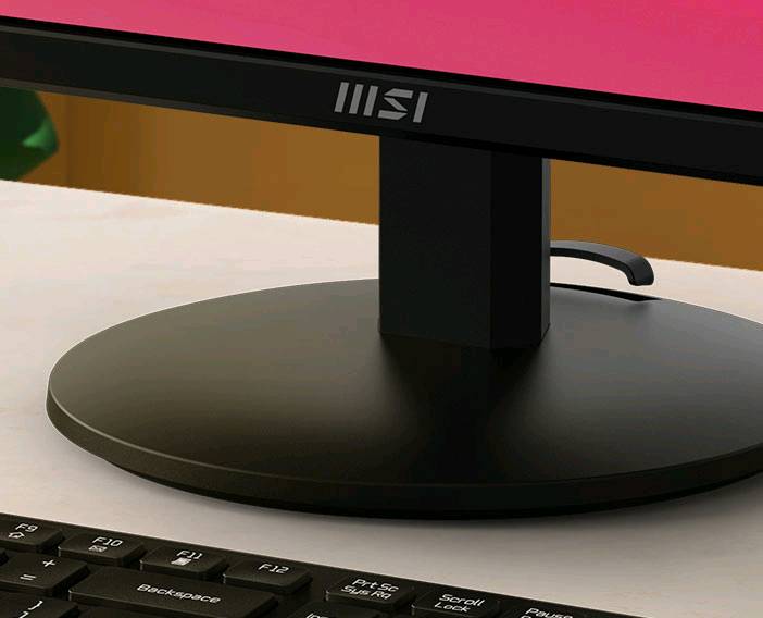 شاشة msi pro 24.5 fhd ips 100hz نظافة 100٪