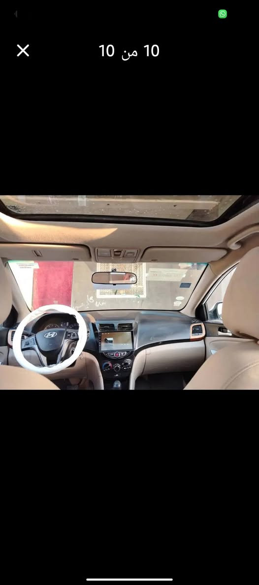 هونداي اكسنت موديل 2016 خليجي رقم بصره تحويل سنويه لل2028 وارد خليجي بيه تبديل جاملغ و رشات صبغ قليل من الخليج والباقي كفاله مكينه وكير وحداديه وتبريد تايرات كله جديد مكينه ١٦٠٠ سياره جاهزه فول مواصفات واحد على واحد فتحه سقف تحكم ستيرن شاره بل مرايه شاشه كبيره كامره دسك خلفي وأمامي ويل كب حساسات فول مواصفات كلش مكان سياره ناصريه سعر 87 بيه مجال قليل رقم الهاتف *********** انه مكلف بل نشر
