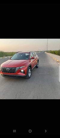 توسان امريكي 2022 حادث فقط دعاميه اماميه بدون اي صبغ أو تعديل أو تبديل...