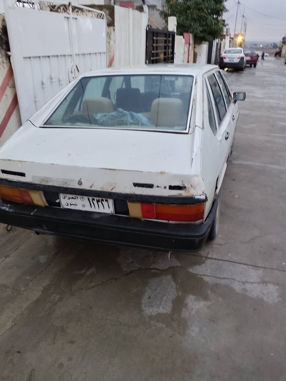 للبيع برازيلي موديل 87 محرك جيته خمسة كير رقم نينوى كابون بانزين بيهه ربع تايرات جديد صدر جديد العنوان كركوك قضاء الدبس السعر 15بيهه مجال ***********
