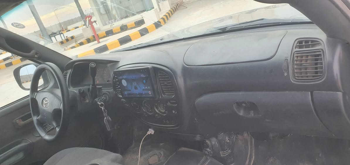 السلام عليكم  تيوتا تاندره موديل 2004 رقم مميز بسمي 911 كير مكينه حداديه كهربائيات تخم تاير تبريد تدفئة تشغير عن بعد  ABS ترايك حلو مكان السياره ديوانيه السعر ١١٠ وبي مجال سنويه 2031  والهزه بيه سنه للي يحب يداوم كلشي ما عليه بس أجور المداور #***********#*********** للعلم مازدات جدد وياه
