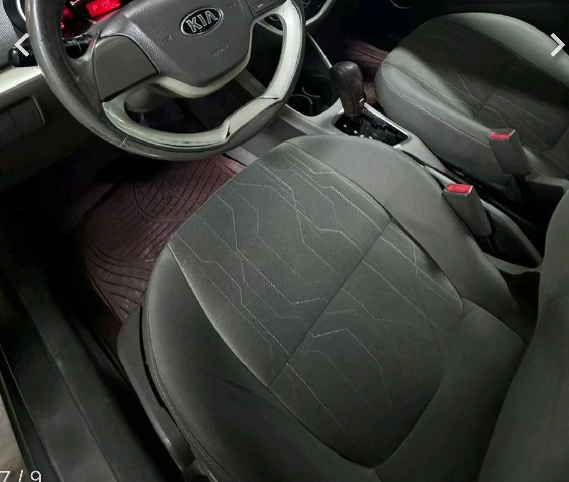 بيكانتو ٢٠١٦ خليجي فوول عدا الفتحة  ٣ بصمات بلادي
كاميرا تحكم حساسات 
السيارة كفاله عامة رقم بغداد ماشية ٦١ الف 
كله. مكفول لاصبغ والبارد ولا اي شي اساسا 
تحويل ثاني يوم 
السعر ١١٠$ 
بغداد منصور 
اتصال او واتساب فقط ماعندي ماسنجر 
***********
السيارة من الاخير جدااا ممتازة ونظافة
