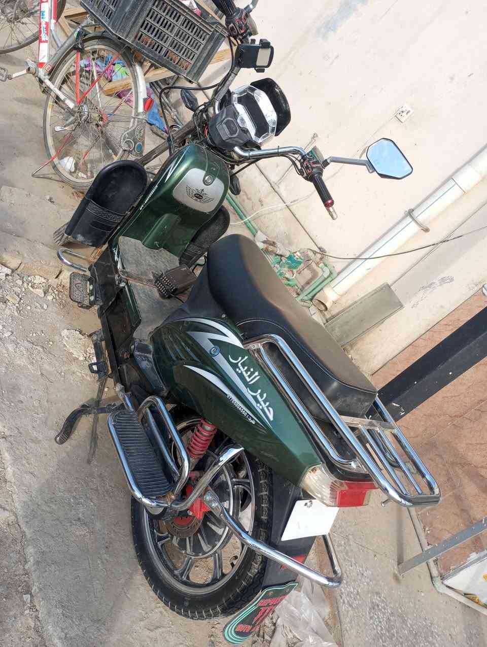 ‏دراجه للبيع السعر 600 وبيها مجال الرقم ‏‪0750 538 7437‬‏
