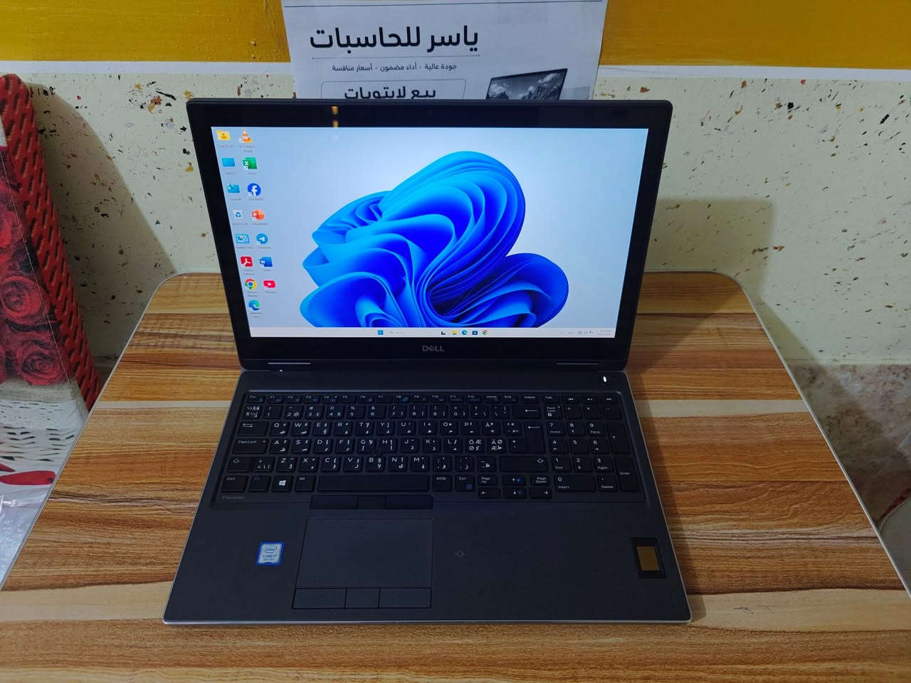 🔥 عرض خاص من ياسر للحاسبات 🔥

💻 Dell Precision 7450 الجيل التاسع 
✨ مستخدم نظيف جداً وبحالة ممتازة

  محطة عمل احترافية بأداء قوي
💰 السعر: 650 ألف دينار فقط

📋 المواصفات: 
🔹 المعالج: Intel Core i7-9850H (الجيل التاسع)
🔹 الرام: RAM:16GB DDR4
🔹 التخزين: SSD 512GB NVMe
🔹 كرت الشاشة: NVIDIA Quadro T1000 4GB
🔹 الشاشة: 15.6 إنج Touch (لمس)

🖥️ المميزات: 
✅ مناسب للهندسة، التصميم، المونتاج، الأوتوكاد، البرمجة، والأعمال المكتبية
✅ شاشة لمس عالية الجودة
✅ أداء قوي وسريع
🔌 منافذ الجهاز:
 • USB 3.1 Type-A ×3
• USB Type-C (Thunderbolt 3) ×2
• HDMI
• RJ-45 (LAN)
• قارئ SD Card
• منفذ سماعة وميكروفون 3.5mm
• منفذ الشحن �
Dell
🎁 يشمل مع الجهاز: 
✔️ الشاحن الأصلي
✔️ حقيبة لابتوب

🛡️ ضمان استبدال لمدة 7 أيام
♻️ نقبل الاستبدال
🚚 يوجد توصيل إلى جميع المحافظات
📱 واتساب: ***********
📞 اتصال: ***********
