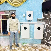 منظومة طاقة شمسية ٢٠ نهارا   ٢٠ ليلا   تتكون من  🔹 ٨ ألواح شمسية ماركة...