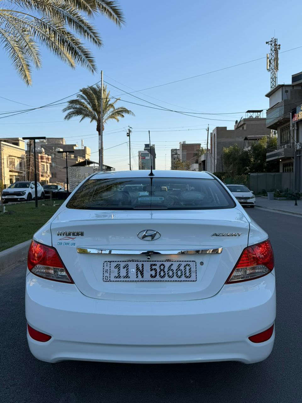 سلام عليكم اكسنت 2013 خليجي كامله بدون نقص تخم تاير باتري جديد كير مكينه تبريد ثلج رقم بغداد بسمي مكينه 1600 دوش فول السياره بلو فتحه شاشه كامره تحكمات اشاير بالمري مكفوله من الضربه والصبغ عدا الدعاميات للجماليه السعر 106$ وبيه مجال بسيط مكان السياره المنصور 

‭0771 013 8368‬
