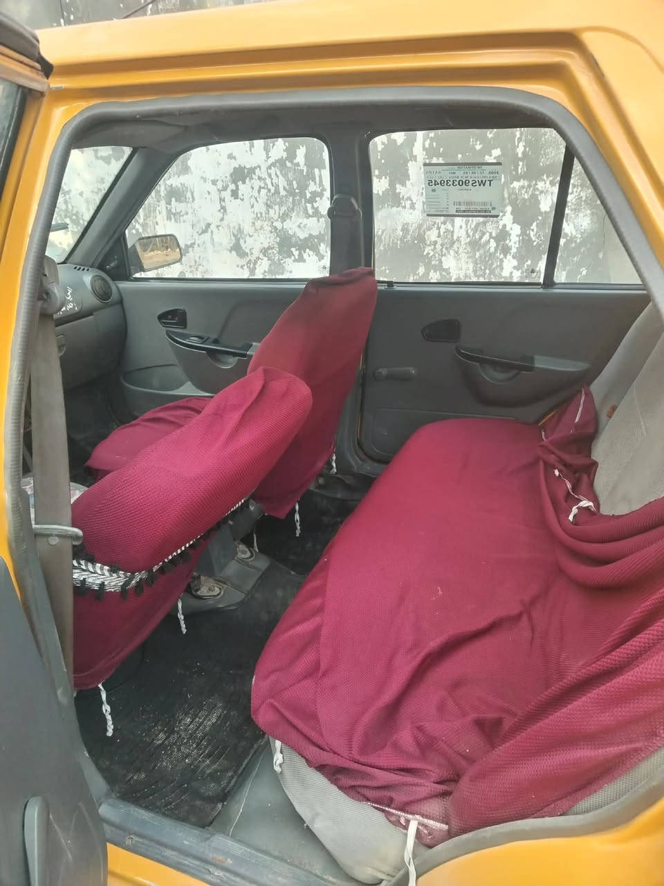 سايبه ٢٠١٨ محرك مجفت بيه ضربه بلباب الخلفي السنويه صاقطه صاحب السياره موجود ثاني يوم يداوي سياره عوزه بس ترتيب تخم تاير جديد السعر ٣٨ وبيه مجال الرقم ***********
