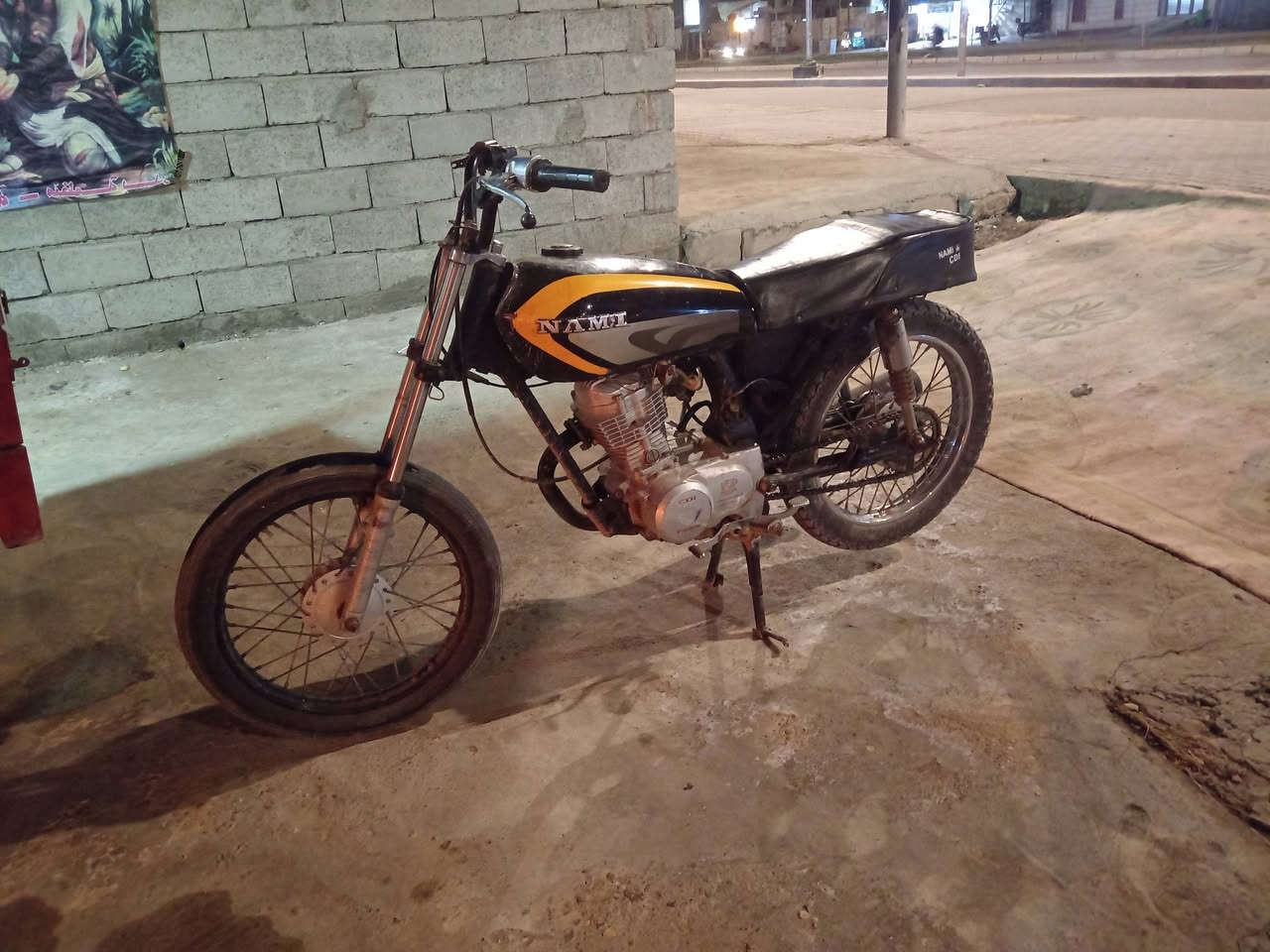 دراجه إيراني شاصي نامه اصلي محرك تايكر للبيع بدون اوراق الشراي يتصل مكاني الشيشان *********** السعر 325
