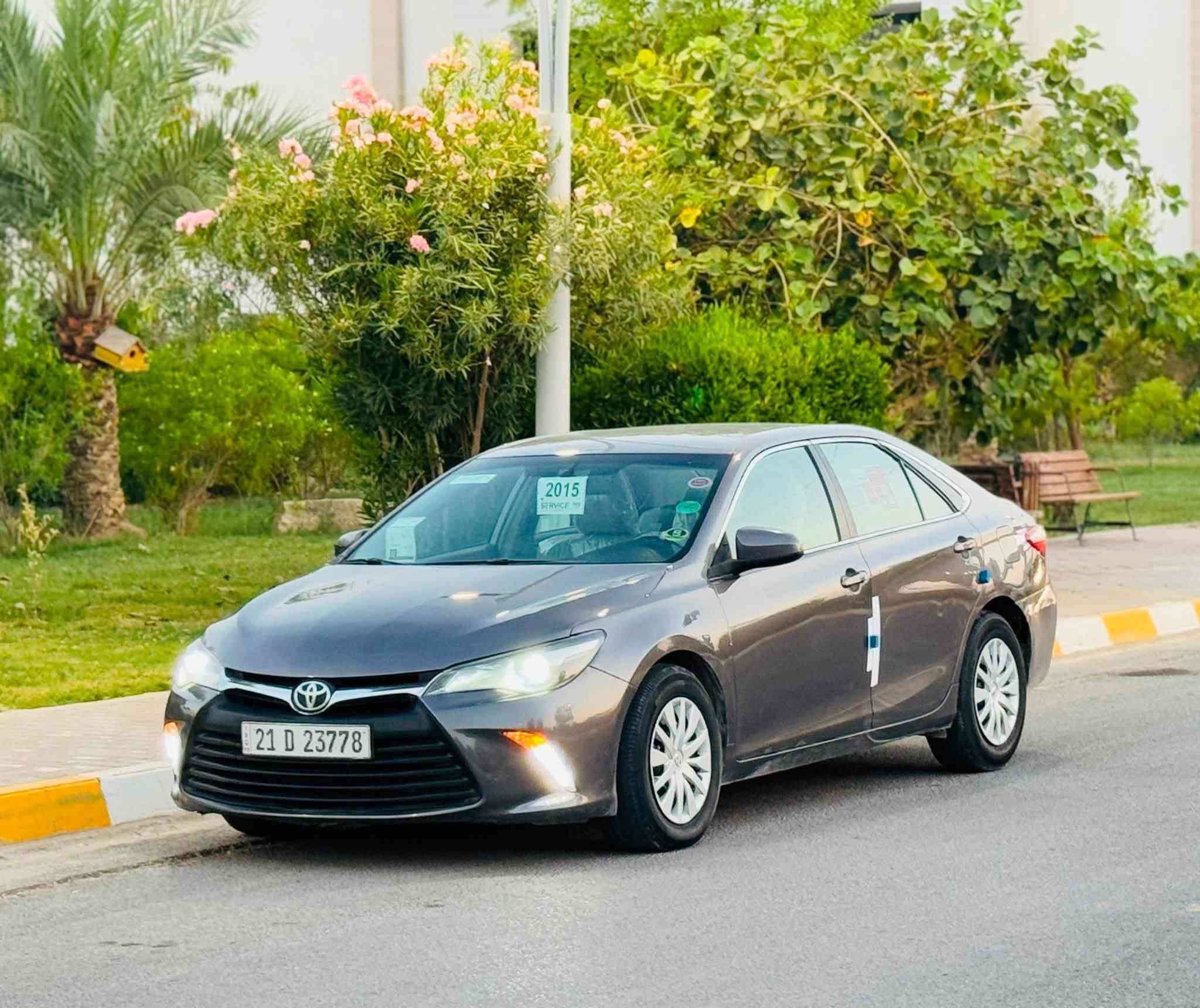 كامري 2015امريكي
رقم سليمانيه سنويه 2030هزه جديده 
شرط الغرامات والتحويل

⛓️‍💥محرك 2500VVT شرط لاتبخير ولاتنقيص
⛓️‍💥كير اتوماتيك بدون اي عيب مال بيت"

تحكم حساسات تبريد قطعتين

تدفئة /تبريد/كهربائيات/صدر/تايرات/كلها مكفوله 
⚒️سياره استخدام شخصي جديده برغي ما ناقصها Ⓜ️
⚒️سياره بيها 3قطع إماميه بدون اي دواخل شرط Ⓜ️

السعر 119$💸

تايرات 4️⃣ جديدة 
صدر امامي خلفي كلا جديد 🆕 
مكان السيارة صلاح الدين تكريت الديوم
رجاءً ما أقفل سعر بالتلفون تعال وتدلل 
للاستفسار
***********
