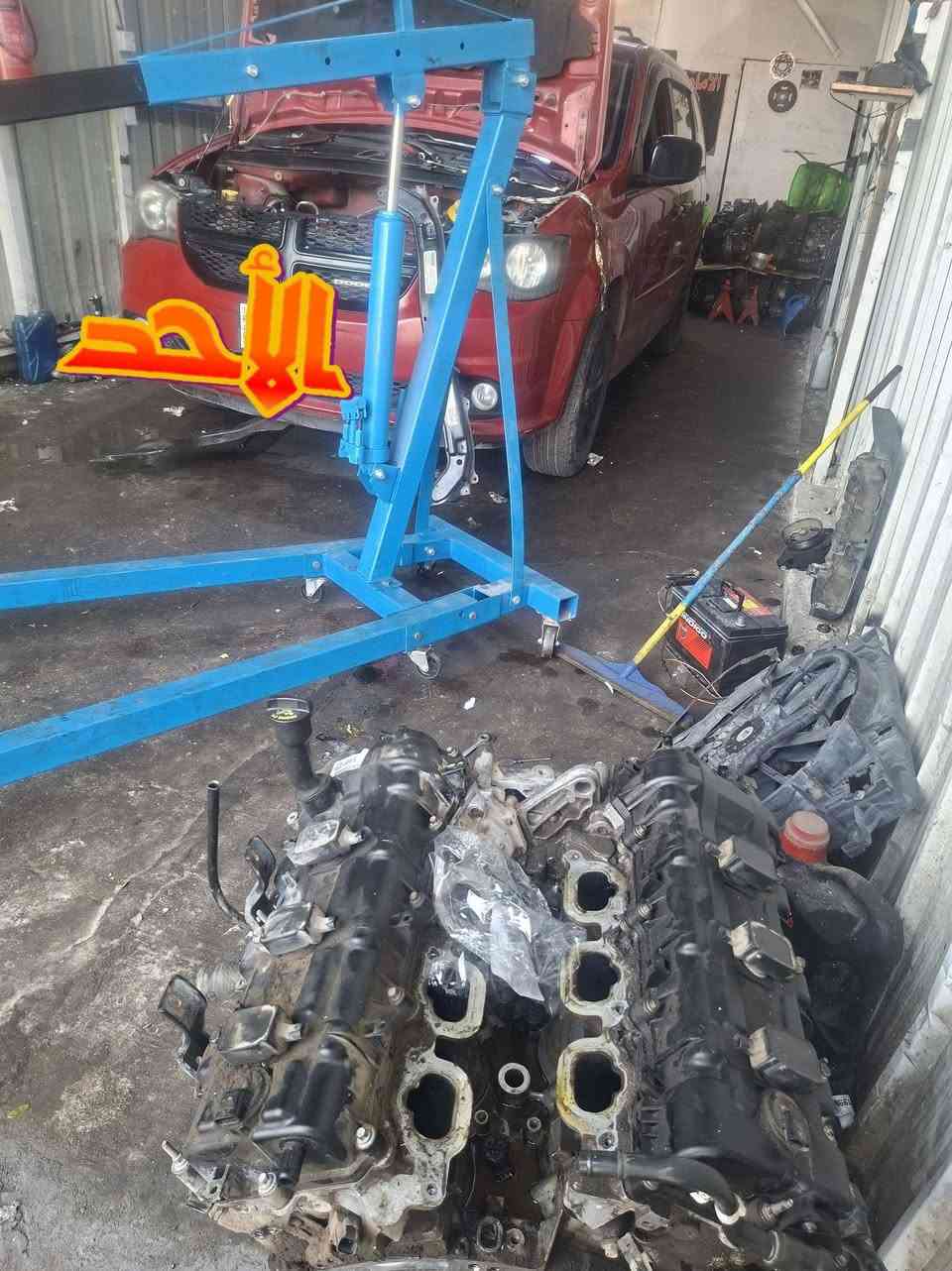 سلام عليكم تم وبعون الله تبديل محرك. 3600 لاخ من الانبار   ويدللون سويته الكم المحرك  ب 700 دولار ]وتبديل كير كرفان البيضه والسوده هم تبديل كير من خدمات رضاوي الربيعي شارع الضلال قرب تقاطع معارض النهضه  ***********
