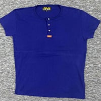 تيشرت قطني • ازرك ملكي • قياس XL