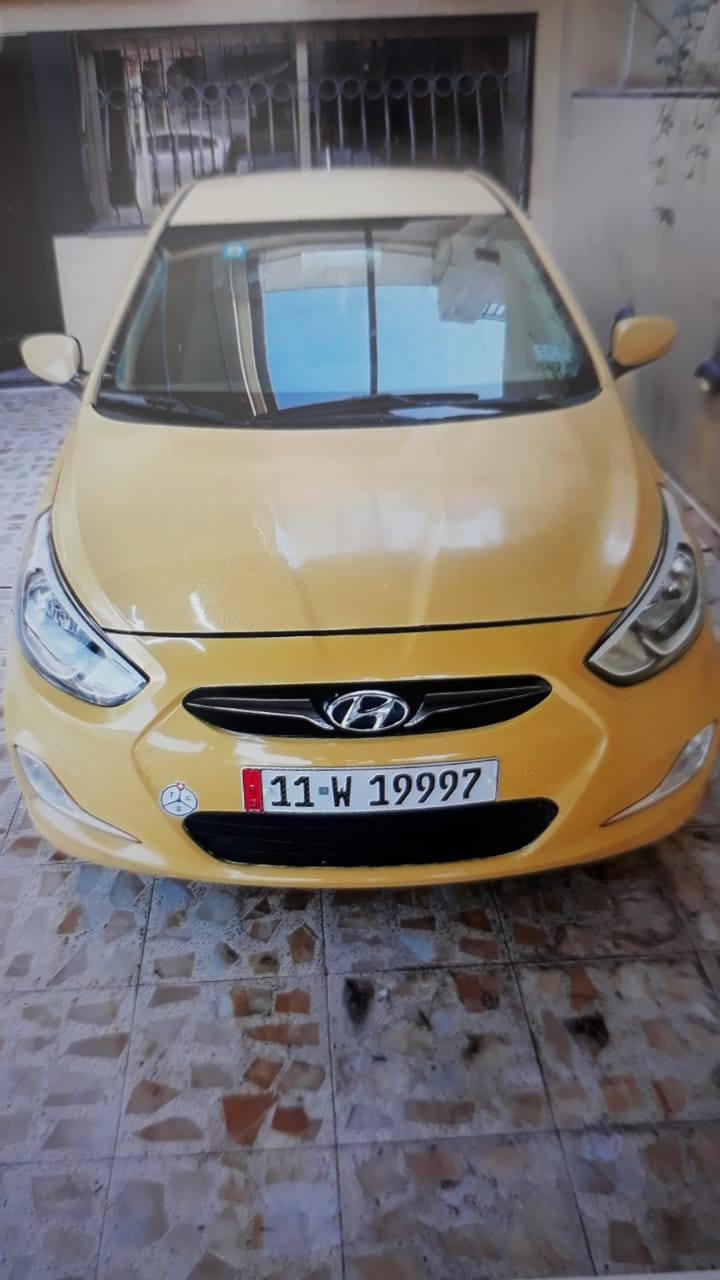 اكسنت موديل 2015 رقم انكليزي مصفرة هيئة وغرامات  مكينة مجفت جديد مكان السيارة بغداد اتصال على الرقم *********** السعر 85وبيها مجال بغداد, العراق
