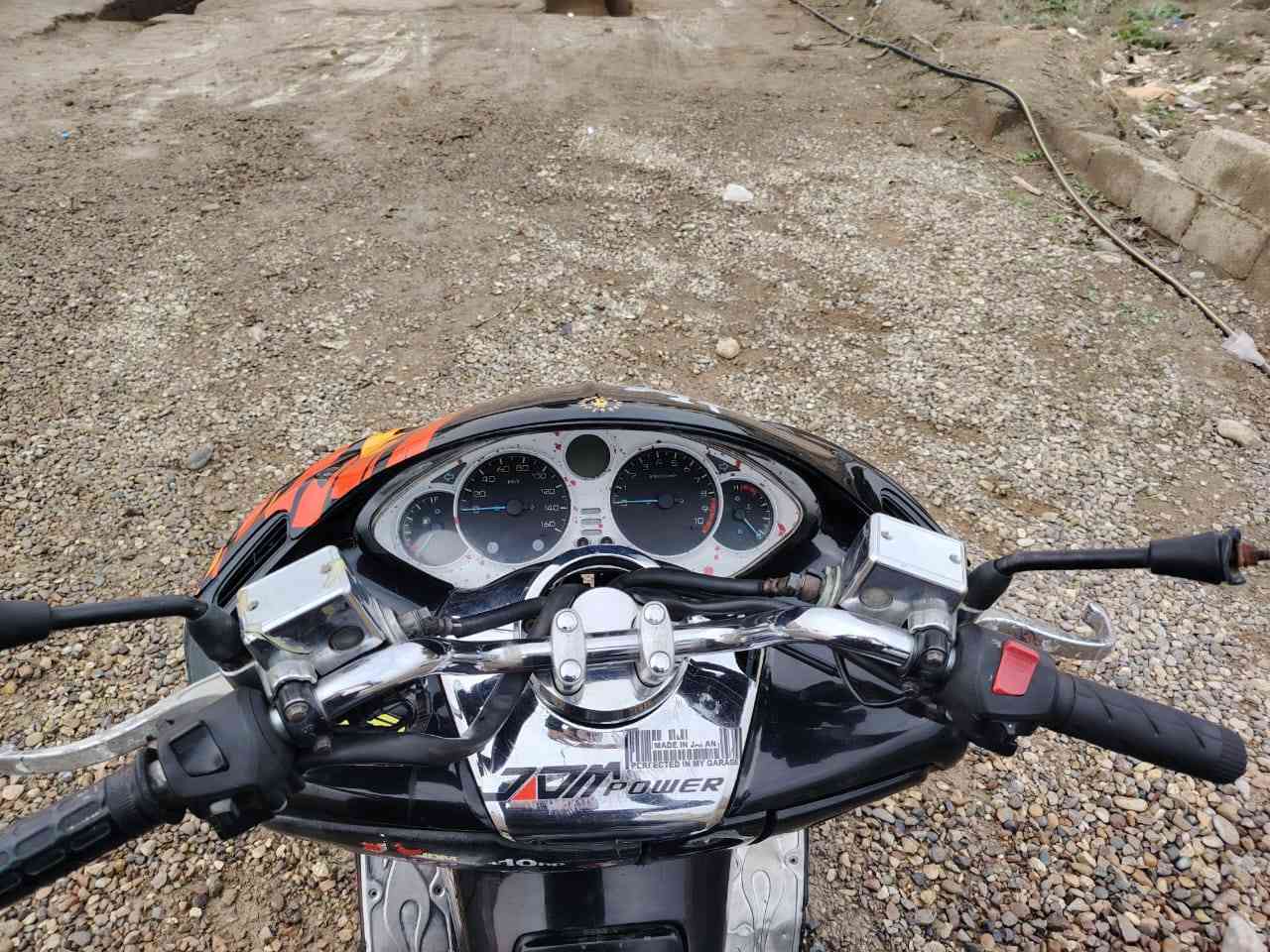 سلام عليكم دراجه فورزه 8/0بلاد عميه كهربائيته كله شغاله منفيس فقط  السعر 750 وبيه مجال عنوان ديالي دلي عباس رقم ***********
