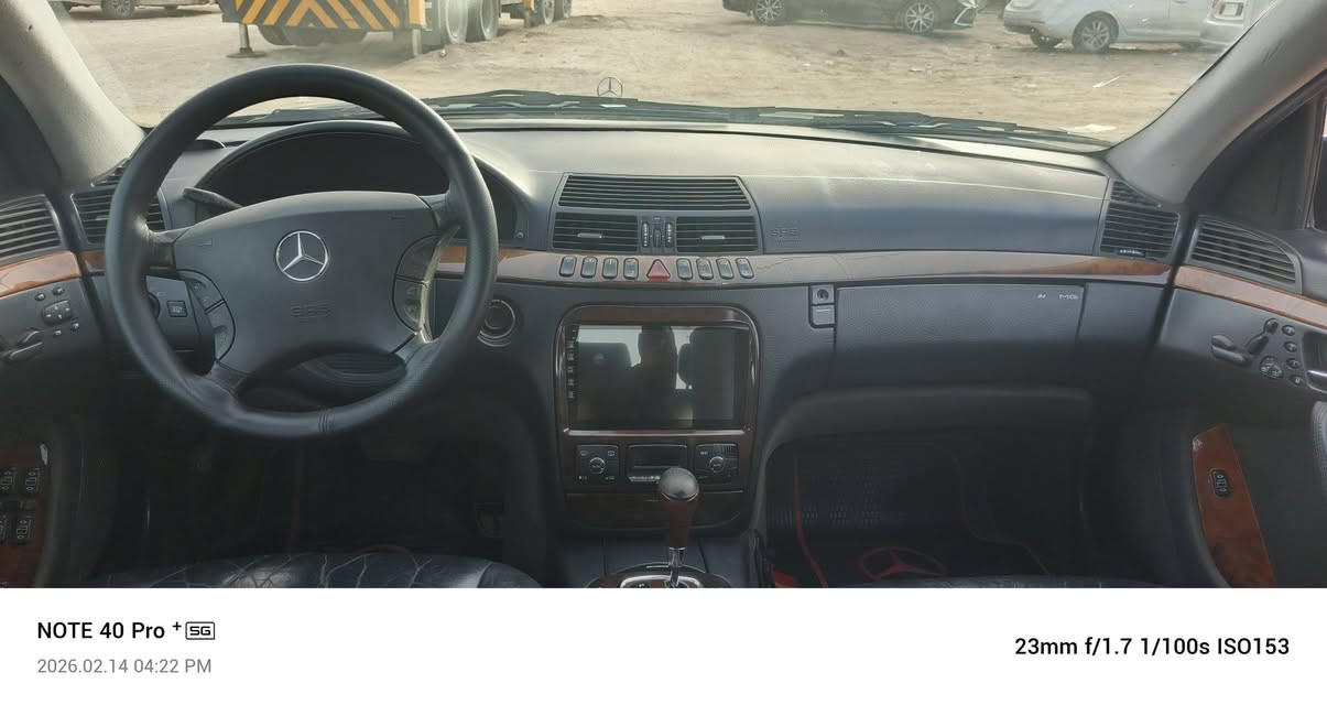 مرسيدس موديل ٢٠٠٣ حجم ٥٠٠ s  محرك كير جدد دبل مو جوبلس محرك كير جديد كير  جديد كله فول بوب شفط برده كهرباء كرشنات كهرباء امامي خلفي السياره جديده وجاهزه  رايده ١٢٠ هذا رقمي ***********
