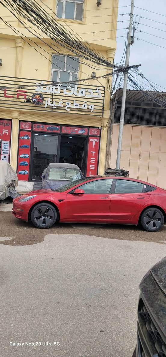 تسلا 3 موديل 2023 أون لاين رابطه على التلفون محدثه أخر تحديث حادثه جدا بسيط فقط جاملغ أمامي مبدل وصبغ فقط الجاملغ الأمامي وجزء من الباب فقط ماشيه 17 الف كيلو متر كلها بعدهي بوضع البلاد  حتى التايرات والحداديه بوضع البلاد سعره 168 المكان النجف الاشرف تلفون *********** ......***********
