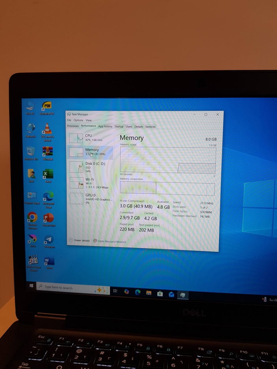 السلام عليكم 
متوفر لابتوب Dell Latitude 5490 مستخدم 
المواصفات 👇
Cpu: Intel Core i5 gen 7 ( جيل السابع)
Ram: 8GB 
Hard: SSD 256GB M.2 
Gpu: 4GB Shared 
Screen: 14" Touch (شاشة لمس) 
كيبورد عربي انكليزي ليزري ضوئي 
النظافة %90 
يجي وياه شاحنة اصلية وشنطة 
السعر 245 الف وبيه مجال بسيط
متوفر خدمة التوصيل الي جميع المحافظات 
***********
***********
