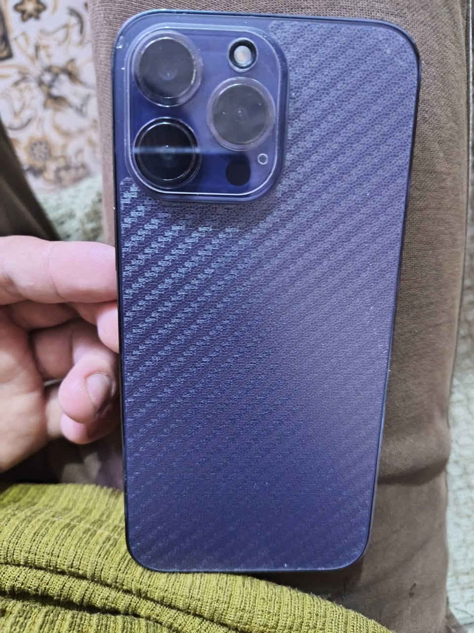 السلام عليكم ايفون 14 برو ماكس 256 جهاز بطارية 93 مكفول ابيع عل فحص مكاني بغداد ***********
