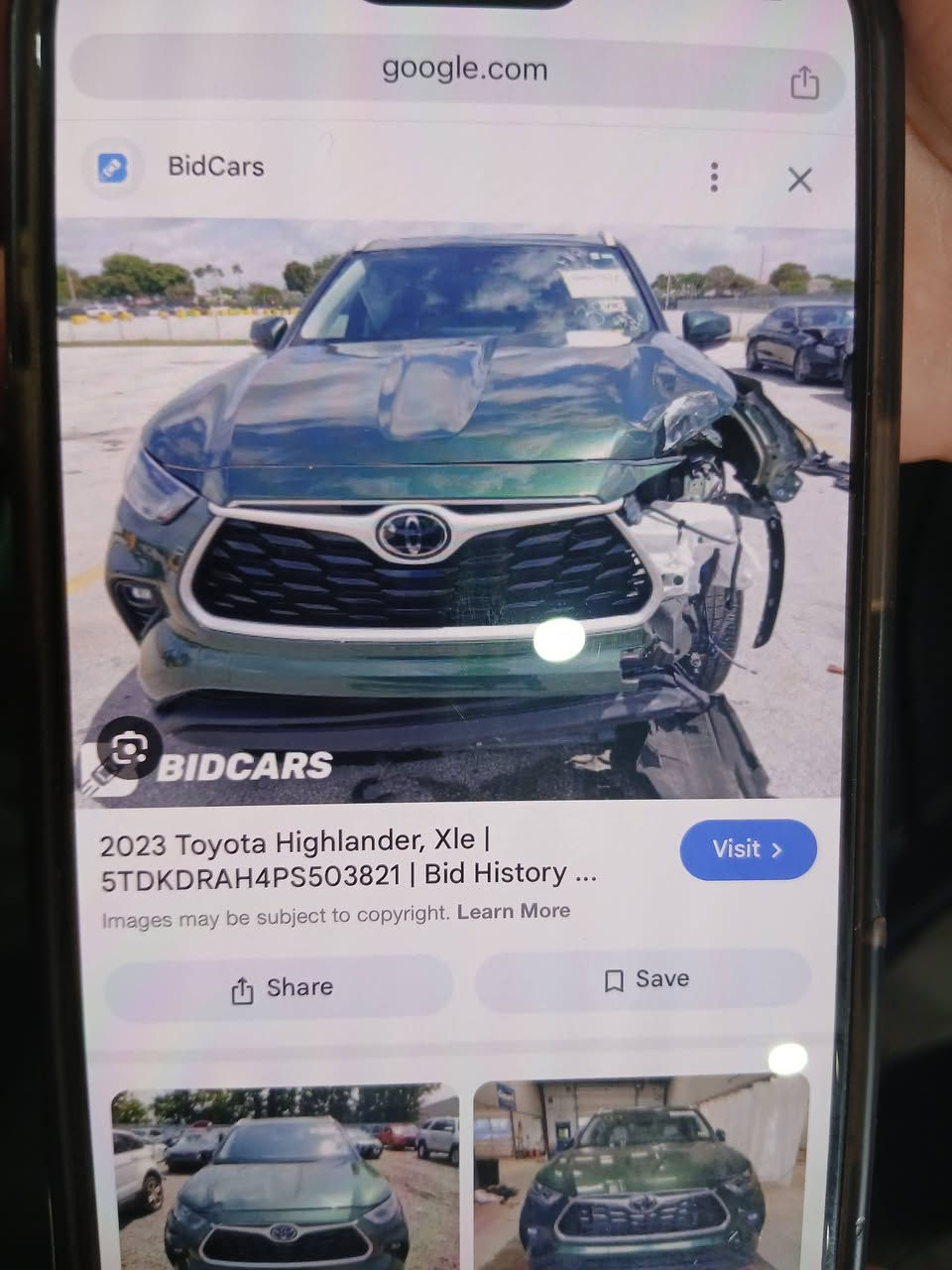 تيوتا هايلندر
من رخصة الأدمن 
موديل : ٢٠٢٣
فول مواصفات 
ماشية : ٥٠ ميل 
الحادث مرفق مع الصور 
السعر : ٢٩٥ 
للأستفسار اتصل على الرقم التالي واتساب و فايبر : 
***********
