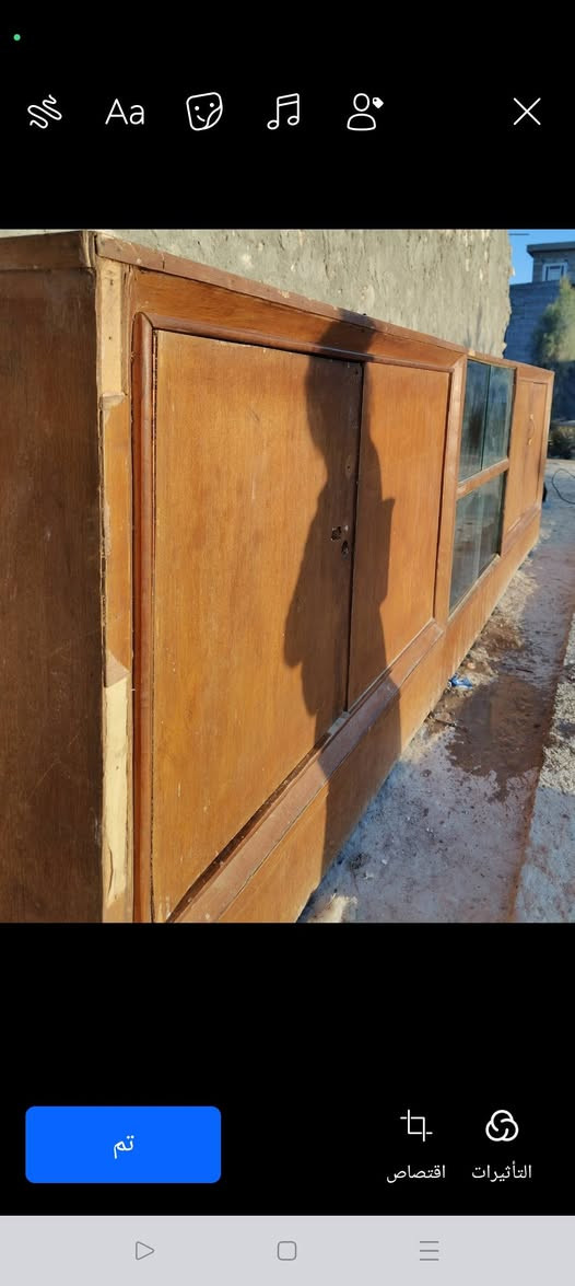 بوفيه للبيع نظيفه ومرتبه سعرها 75 بيه مجال 
*********** رقم الهاتف لشراي 
العنوان الفلوجه السجر ابو سديره ثانيه
