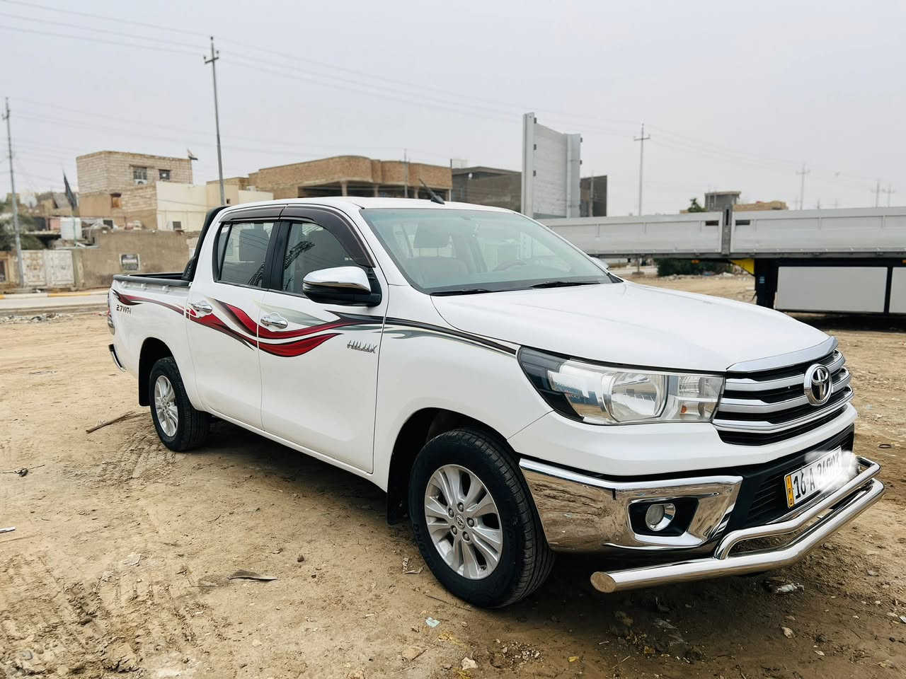 بيكب هيلوكس ناصي موديل 2018 رقم قادسيه انكليزي
فول مواصفات تبريد امامي خلفي سياره جديده
مكفوله من ضربه وصبغ. رقم موبايل. ***********
