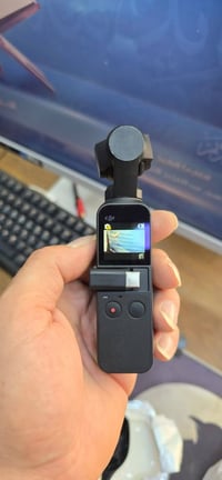 الإصدار الأول من كاميرا DJI Osmo Pocket #مستخدم    يدعم التصوير بدقة 4...