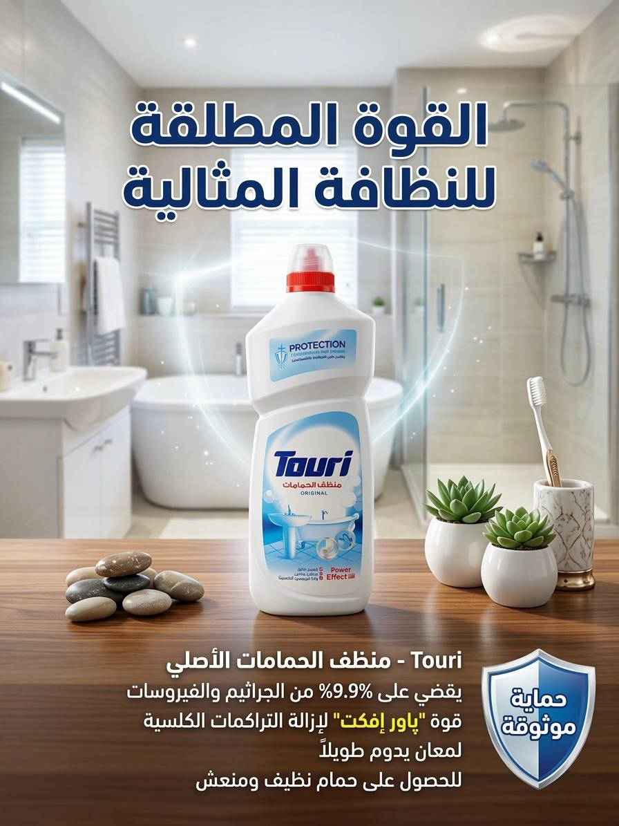 المنزل المثالي يبدأ بعناية متكاملة.. توري ولميس، الاختيار الأول للرفاهية والنظافة! 🏠✨

لأننا في #بيتي_للمنظفات ندرك أن جمال منزلك يبدأ من تفاصيله الصغيرة، جمعنا لكِ أقوى الماركات (توري ولميس) في مجموعة واحدة لتجربة تنظيف وعناية لا تُنسى.

✅ مجموعة توري (Touri):

    🎀 معطر الأقمشة: عطور تدوم بذكاء في كل حركة، لعناية فائقة بملابسك.

    🚽 منظف الحمامات (Roxol): القوة المطلقة في القضاء على الجراثيم والترسبات.

    👩‍🍳 مزيل الدهون (Knockout): يزيل أصعب الدهون في لمح البصر.

✅ مجموعة لميس (Lamis):

    🌸 معطرات الجو: تجربة الشرق الملكية برائحة مركزة تدوم طويلاً.

    🌊 منظفات الأرضيات: لمسة ملكية تجعل المنزل يفوح بالأناقة والانتعاش.

لماذا تختارين توري ولميس؟
لانتعاش يدوم 48 ساعة وقوة تنظيف عميقة لإزالة أصعب البقع والترسبات.

📍 العنوان: بغداد - الغدير - شارع 18 - مقابل كنيسة الأقباط.
📞 للتواصل والاستفسار: ***********

#بيتي_للمنظفات #توري #لميس #نظافة #معطرات #عناية_بالمنزل #الغدير #بغداد #منظفات_توري #منظفات_لميس #نظافة_لا_تضاهى #Touri #Lamis #baity_detergents
