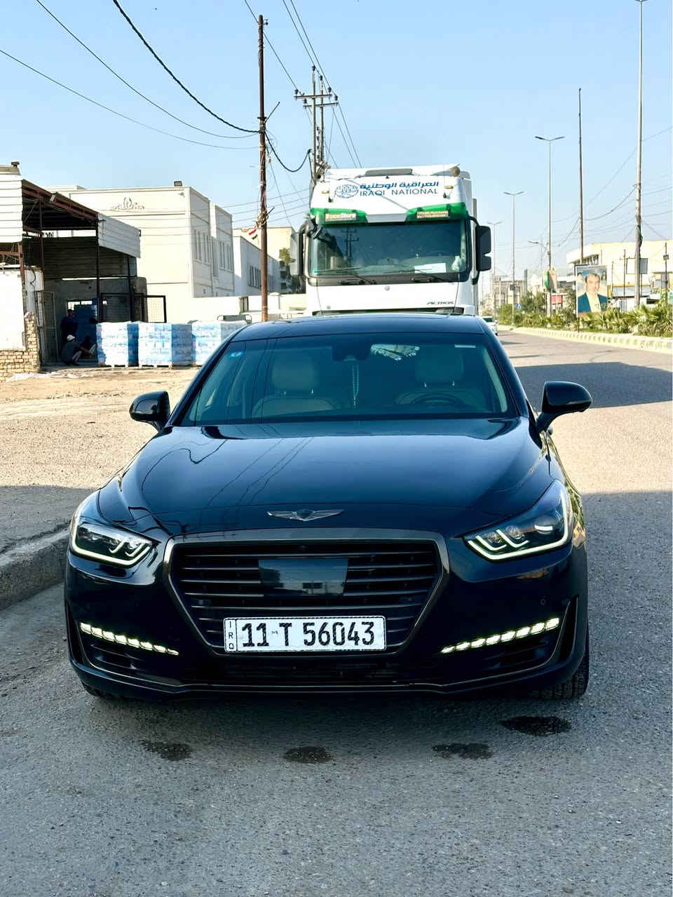 رمضان كريم
قبل التفاصيل السعر  ( 255 )  
جينيسيس  genesis g90 
موديل 2018   /   ماشيه 85 ميل  /  v6 3.3t
داخل ابيض جديد 
ومايحتاج اكتب المواصفات لان كلش هواي 
هزة جديدة.  / سنوية باسمي و نافذة لغاية 2030
الضرر قطعتين بدون دواخل
 (بنيد صبغ + جاملغ ايسر تبديل نفس اللون) 
ايرباك استيرن فقط

كل نيكل السيارة مغلف تضليل اسود ببسي و تكدر ترجعه طبيعي بما في ذلك داخل اللايت مصبوغ اسود 
محولها بلاك ادشن

مكان السيارة ميسان/ العمارة
*********** عمارة, ميسان
