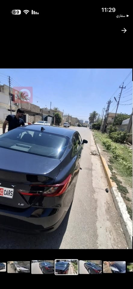 كامري موديل25 
مستشعر وقوف
مثبت السرعة
مراقبة النقطة العمياء
2 وسادة هوائية
أبل كاربلاي
شاحن لاسلكي
كشافات ضباب
تحذير مغادرة المسار
تحذير من الاصطدام الأمامي
مثبت السرعة التكيفي
تبريد خلفي
مصابيح زينون الأمامية

الكاميرا الخلفية
السياره بدون ايرباك 

السياره جديده ماشيه28ميل
صور حادثه بمنشور 

***********
