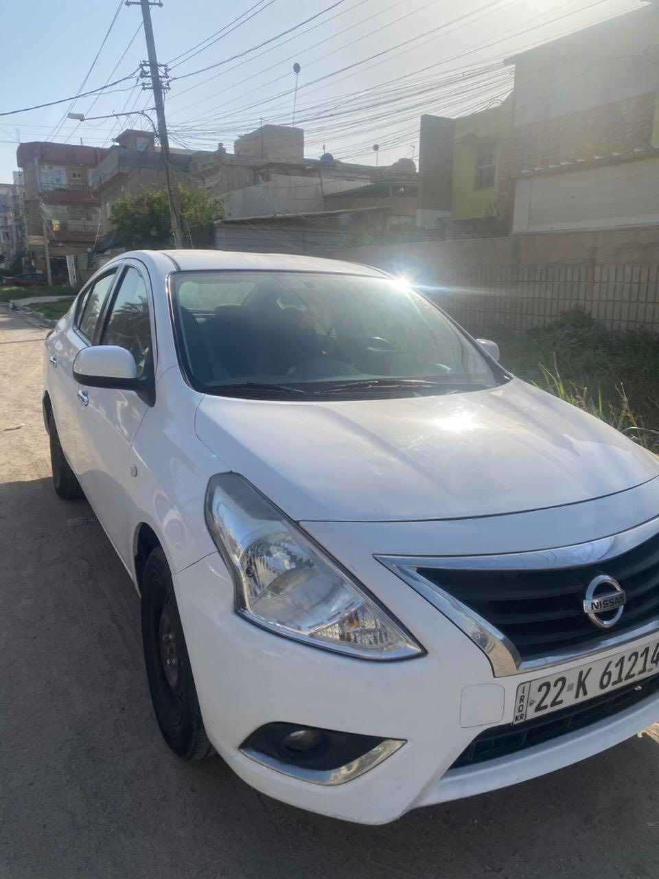 للبيع نيسان سني رقم اربيل موديل 2021 بدون حادث بدون صبغ مكان السياره حي الخضراء الرقم ***********
