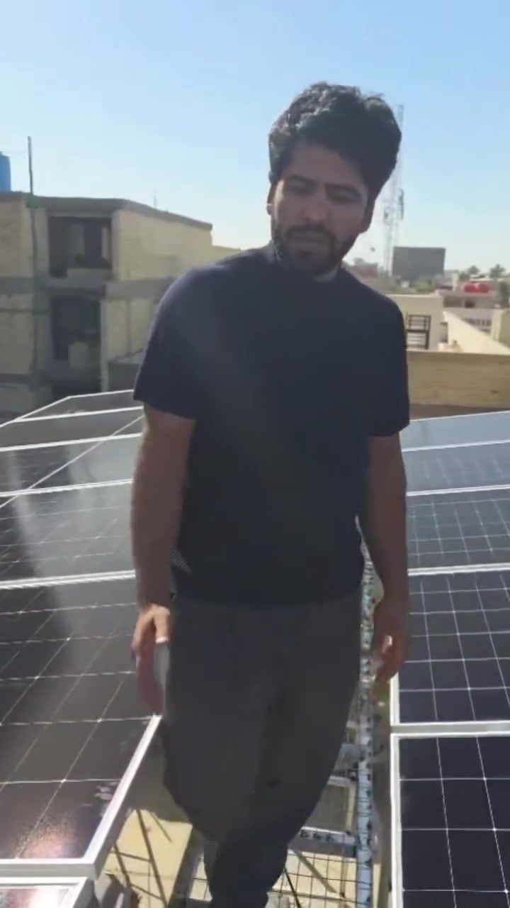 بعون الله تنصيب منظومة طاقة شمسية في بغداد – منطقة جميلة ☀️🔋
تتكون المنظومة من: ▪️ 32 لوح لونجي HIMO X10
▪️ بطاريات شيساج 16KW عدد 4
▪️ انفيرتر شيساج 8KW عدد 2
⚡ منظومة قوية لتشغيل الأحمال بكفاءة عالية
🔋 خزن ممتاز وتشغيل مستقر ليلاً ونهاراً
🛡️ تجهيز وتنصيب مع ضمان وكادر مختص
#الطاقة_الشمسية #بغداد #شيساج #لونجي #منظومات_طاقة


**إذا كنت صاحب هذا الإعلان وتريد حذفه لأي سبب، رجاءا أرسل رسالة إلى الدعم الفني**
