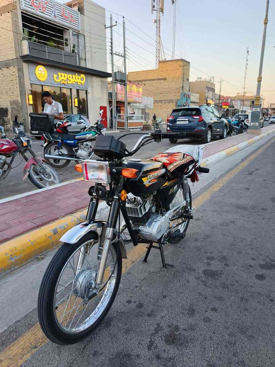 سلام عليكم ساسوكي خبط الأصلي 🔴🔴                                               كامله الدراجه شلعه ومعدل ١٢٠. ١١٥      اوراق ب اسمي السعر ٨٥٠ وبيه مجال  كامله مكمله نصبه و نضافه مكاني كربلاء ***********
