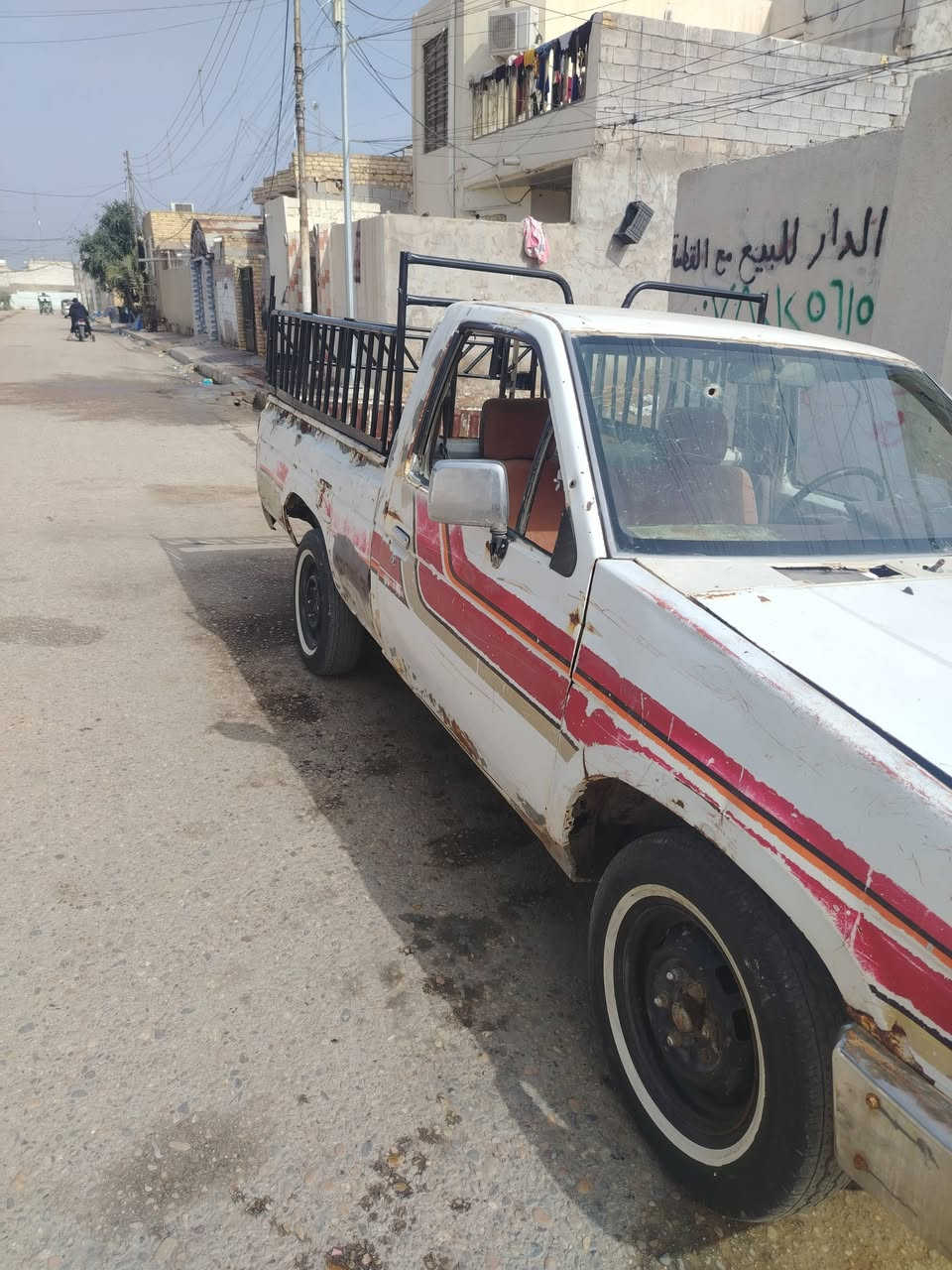 سياره للبيع بيكم نوع نيسان رقم صلاح الدين تك قماره ***********
