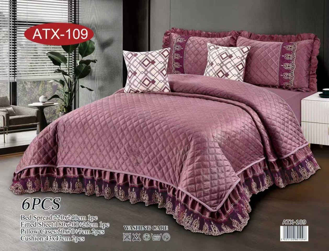 غطوة نفرين سادة قديفه شتوي  ثقيل والوجه الثاني ايضاًقديفه.. حافة كيبور 6 قطع
غطوة قياس 220*240
شرشف لاستيك 180*200+25
مع 4 وجه مخدة
السعر 35 الف متوفر خدمة توصيل البصره 5 الاقضيه ونواحي 7 للحجز والاستفسار دايركت او واتساب ***********
